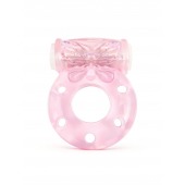 Розовое эрекционное виброкольцо с бабочкой - 1137 - в Балашихе купить с доставкой
