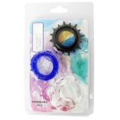 Набор из 3 эрекционных колец разного цвета и рельефа - Boys of Toys - в Балашихе купить с доставкой