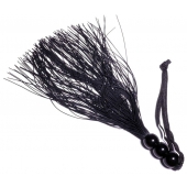 Черная силиконовая плетка - 25,4 см. - Boys of Toys - купить с доставкой в Балашихе