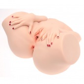 Телесный мастурбатор-полуторс Barbie - Naked Factory - в Балашихе купить с доставкой