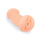 Телесный двусторонний мастурбатор с вибропулей и эрекционными кольцами в комплекте - Sexy Girl - в Балашихе купить с доставкой