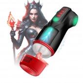 Интерактивный мастурбатор Raven с вакуумом, вибрацией и подсветкой - Shots Media BV - в Балашихе купить с доставкой