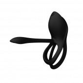 Черное эрекционное виброкольцо Bayek с пультом ДУ - Zalo - в Балашихе купить с доставкой