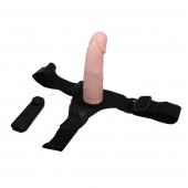 Реалистичный страпон-фаллоимитатор на трусиках Ultra Passionate Harness - 15 см. - Baile - купить с доставкой в Балашихе