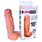 Фаллическая насадка Харнесс UNICOCK 10  - 25 см. - LOVETOY (А-Полимер) - купить с доставкой в Балашихе