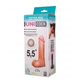 Фаллическая насадка Харнесс UNICOCK 5,5  - 17 см. - LOVETOY (А-Полимер) - купить с доставкой в Балашихе