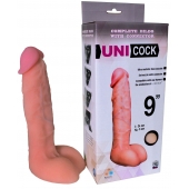 Фаллическая насадка Харнесс UNICOCK 9  - 24 см. - LOVETOY (А-Полимер) - купить с доставкой в Балашихе