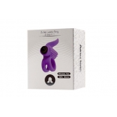 Эрекционное кольцо с подхватом мошонки и стимуляцией клитора Bullet Lastic Ring - Adrien Lastic - в Балашихе купить с доставкой