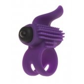 Эрекционное кольцо с подхватом мошонки и стимуляцией клитора Bullet Lastic Ring - Adrien Lastic - в Балашихе купить с доставкой