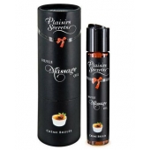 Массажное масло с ароматом крем брюле Huile de Massage Gourmande Creme Brulée - 59 мл. - Plaisir Secret - купить с доставкой в Балашихе