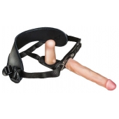 Женский страпон с вагинальной пробкой Woman Strap - 18 см. - LOVETOY (А-Полимер) - купить с доставкой в Балашихе