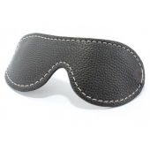 Кожаная маска на глаза - БДСМ Арсенал - купить с доставкой в Балашихе