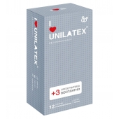 Презервативы с точками Unilatex Dotted - 12 шт. + 3 шт. в подарок - Unilatex - купить с доставкой в Балашихе
