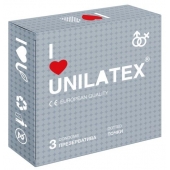 Презервативы с точками Unilatex Dotted - 3 шт. - Unilatex - купить с доставкой в Балашихе