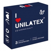 Ультрапрочные презервативы Unilatex Extra Strong - 3 шт. - Unilatex - купить с доставкой в Балашихе