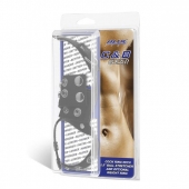 Утяжка на пенис и мошонку Cock Ring With 1.5  Ball Stretcher And Optional Weight Ring - BlueLine - купить с доставкой в Балашихе