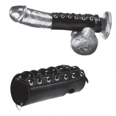 Сбруя на член на шнуровке 5  Cock Sheath - BlueLine - купить с доставкой в Балашихе