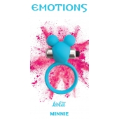 Голубое эрекционное виброколечко Emotions Minnie Breeze - Lola Games - в Балашихе купить с доставкой
