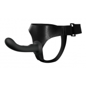 Страпон с изогнутой головкой Ultra Harness Curvy Dildo - 15,8 см. - Baile - купить с доставкой в Балашихе