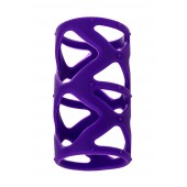 Фиолетовая насадка-сетка на пенис - 7,5 см. - A-toys - в Балашихе купить с доставкой