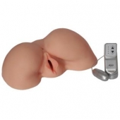 Телесная вибровагина из киберкожи с выносным пультом - LOVETOY (А-Полимер) - в Балашихе купить с доставкой