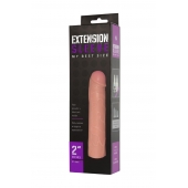 Насадка-удлинитель Extension sleeve телесного цвета - 18,5 см. - Sitabella - в Балашихе купить с доставкой