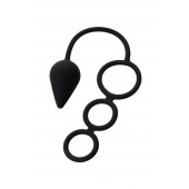 Тройное эрекционное кольцо с анальным хвостом Drop M-size - Erotist Adult Toys - в Балашихе купить с доставкой