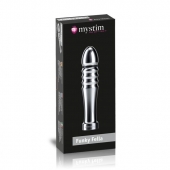 Ребристый фаллоимитатор для электростимуляции Funky Fella Rill Dildo - 13 см. - MyStim - купить с доставкой в Балашихе