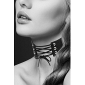 Оригинальный ошейник-чокер со шнуровкой - Bijoux Pour Toi - купить с доставкой в Балашихе