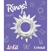 Прозрачное эрекционное кольцо Rings Cristal - Lola Games - в Балашихе купить с доставкой