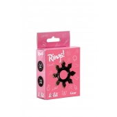 Чёрное эрекционное кольцо Rings Gear - Lola Games - в Балашихе купить с доставкой