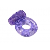 Фиолетовое эрекционное кольцо с вибрацией Rings Axle-pin - Lola Games - в Балашихе купить с доставкой