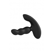 Черный силиконовый стимулятор простаты Levett Nitoc с пультом ДУ - Levett - в Балашихе купить с доставкой