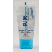 Интимная смазка на водной основе Glide - 30 мл. - HOT - купить с доставкой в Балашихе