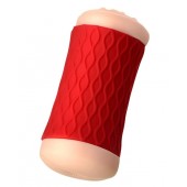 Двухсторонний мастурбатор JOS  NADIN в красном цилиндре - JOS - в Балашихе купить с доставкой