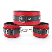 Кожаный БДСМ-набор - БДСМ Арсенал - купить с доставкой в Балашихе