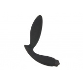 Чёрный вибростимулятор простаты Sex Expert Vibe Pleasure - Sex Expert - в Балашихе купить с доставкой