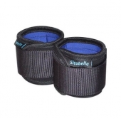 Неопреновые черно-синие наручники - Sitabella - купить с доставкой в Балашихе