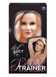 Надувная кукла с вибрацией и 2 любовными отверстиями Hot Lucy Lifesize Love Doll - NMC - в Балашихе купить с доставкой