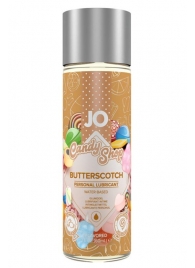 Смазка на водной основе Candy Shop Butterscotch с ароматом ирисок - 60 мл. - System JO - купить с доставкой в Балашихе