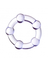 Фиолетовое эрекционное кольцо A-Toys - A-toys - в Балашихе купить с доставкой