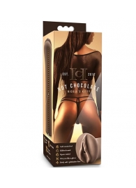 Коричневый мастубратор-вагина Nicole s Kitty - Blush Novelties - в Балашихе купить с доставкой