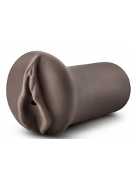 Коричневый мастубратор-вагина Nicole s Kitty - Blush Novelties - в Балашихе купить с доставкой
