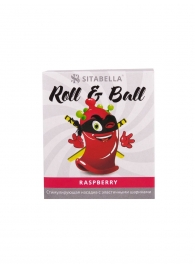 Стимулирующий презерватив-насадка Roll   Ball Raspberry - Sitabella - купить с доставкой в Балашихе