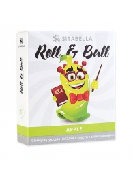 Стимулирующий презерватив-насадка Roll   Ball Apple - Sitabella - купить с доставкой в Балашихе