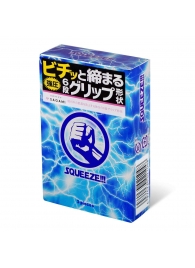 Презервативы Sagami Squeeze волнистой формы - 5 шт. - Sagami - купить с доставкой в Балашихе