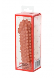 Телесная насадка на фаллос с бугорками KOKOS Extreme Sleeve 10 - 15,8 см. - KOKOS - в Балашихе купить с доставкой