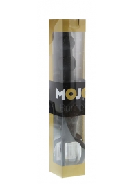 Черная ёлочка-насадка для двойного проникновения Mojo Bumpy - 15 см. - Seven Creations - в Балашихе купить с доставкой