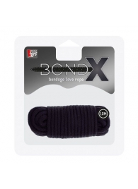 Черная веревка для связывания BONDX LOVE ROPE - 10 м. - Dream Toys - купить с доставкой в Балашихе