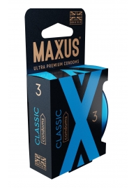 Классические презервативы в железном кейсе MAXUS Classic - 3 шт. - Maxus - купить с доставкой в Балашихе